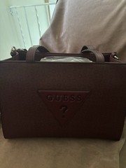 GUESS Noelle Merlot Small Elite Tote