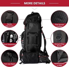 100L Large Tactical Military Backpack Waterproof Rucksack Hiking Laptop Backpack