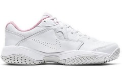 Nike Women Court Lite 2 Tennis Pickleball Shoes Size 9.5 White Pink AR8838 104