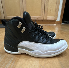 Nike Air Jordan 12 Retro Playoffs Black White Men’s Sneakers Size 11.5