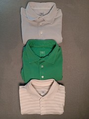 3 Fedeli Polo Shirts Mens EU 54 (US L-XL) Organic Cotton Italy Knit Multicolor