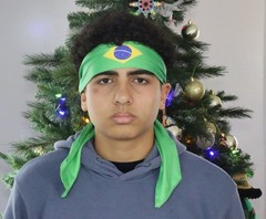 Multipurpose BRAZIL Head Gear Bandana 25cmX50cm 100% Polyester World Cup New