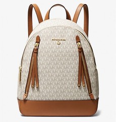 Michael Kors Brooklyn-Medium Backpack Vanilla New