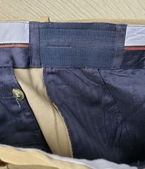 Roundtree & Yorke Pants Mens 36×30 Easy Care Dress Flex Waist Pleated Cuffed Tan