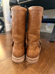 Frye Melissa Women’s Leather Riding Boots, Size 6.5, Brown Cognac, Pull-On