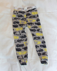 Baby Gap Yellow Boy Construction Red Heart (3T) 2 Piece Pajamas Set I Dig You