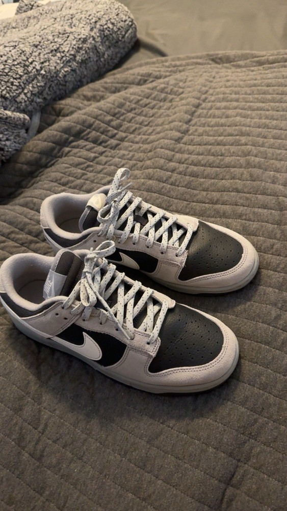 Nike Dunk Low Retro SE “Light Carbon/Monarch”. Size 10, Worn Once.