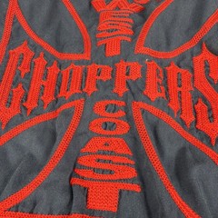 West Coast Choppers Jesse James Mens Work Shirt Embroidered Blue XL GREAT!!!