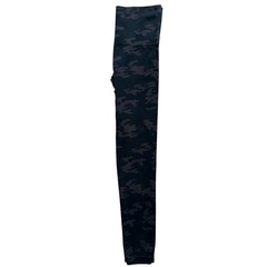 SPANX Camo Leggings Black Brown Large Wide Waistband High Rise 26″ Inseam MINT