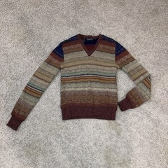 VTG 80’s Sweater 20 ANS MEN Size M Muti Color