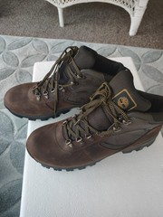 Timberland Mt. Maddsen Hiking Boots Brown Leather Mid Waterproof Shoes Mens 14