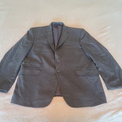 Perry Ellis Portfolio Slim Fit Mens Gray 44S Polyester Sports Jacket Coat