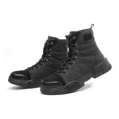 Mens Military Tactical Desert Work Safety Boots Motorcycle Combat Size 8.5