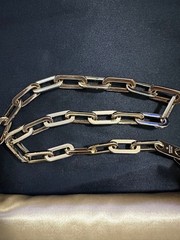 GUCCI Satin Chain Party Bag Women Auth 5.11 x 8.66 x 1.57inch