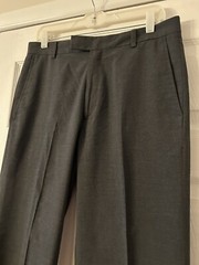 Haggar 1926 Originals Straight Fit Dress Pants – Grey – 32x 32 #WPL386