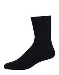 Lot 6 Pairs Men’s Circulatory Diabetic Crew Socks Size 9-11 White