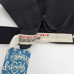 Free People Women’s 36D Ari Underwire Neo Bra Black Neoprene