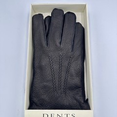Dents Luxury Leather Gloves Mens Size Med Dark Brown Winter Driving Gloves NIB