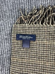 Brooks Brothers Camel Hair Scarf Taupe Nailhead 65 Inch Designer Winter