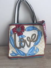 Brighton Sparkle and Shine Canvas Tote NWT Large Beach or Shopping Bag by Clancy