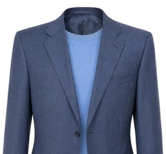 Canali Navy Blue Wool Blazer Sport Coat EU54/US44 Made In Italy Luxury Designer