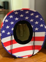 Patriotic Lifeguard Hat USA Summer Straw