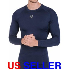 ARMEDES Men’s Long Sleeve T-Shirt Baselayer Cool Dry Compression Top AR 141