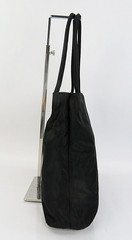 Authentic PRADA Black Nylon Tote Bag Purse #63425