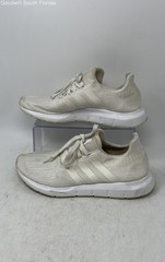 Adidas Mens Swift Run B37725 White Low Top Lace-Up Sneaker Shoes Size 8