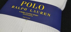 Polo Mens Ralph Lauren 6 Pair Crew Socks Classic Sport Cushioned Sz 6-12.5