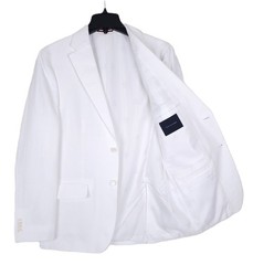 Tommy Hilfiger Mens Modern Fit Linen Sport Coat Blazer 42S White Solid NWT