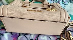 NWT Michael Kors Carine Top Zip Satchel Shoulder Mini Crossbody Bag Powder Blush