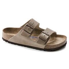 Birkenstock Unisex Arizona Soft Footbed Oiled Leather Sandals – Tobacco