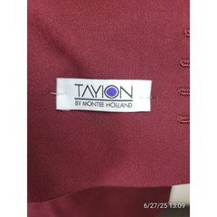 Tayion Sport Coat Mens 44L Red Two Button Modern Fit Blazer Suit Jacket NWT