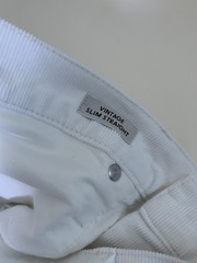 J Crew Corduroy Pants Womens Size 31 White Vintage Slim Straight Leg Costal