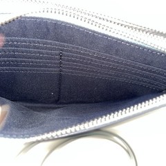 Coach Light Blue Prairie Satchel Top Handle Silver Hardware Strap Double Wallet