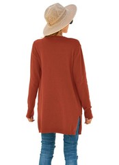 Womens Color Block Striped Draped Kimono Cardigan Long Sleeve Open Front Casu…