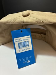 RVCA Men’s Snapback Hat Khaki Solid Pattern Adjustable Fit One Size Cap