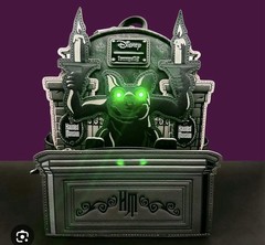 Loungefly Disney Haunted Mansion Gargoyle Mini Backpack NWT Lights Up & Glows