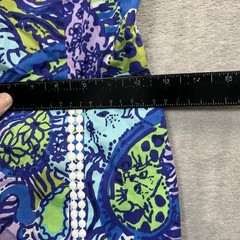 Lilly Pulitzer Jesse Romper Dress Size 0 Cattitude Blue Green Cat Print Vacay