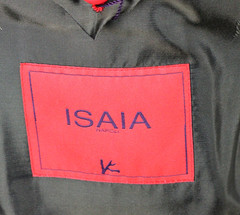 $5500 Isaia Sanita Sport Coat 38 R (48 EU) Slim Fit Silk Cashmere Tan Blue Check