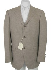 NEW $3895 Brunello Cucinelli Sportcoat Jacket! US 42 L e 52 L Heavier Brown SLIM