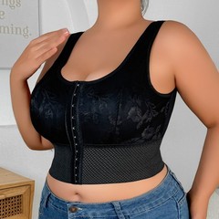 Womens Plus Size Front Closure Full Coverage Wireless Bra Bralette Underwear Bra