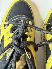 Steve Madden Barra Men’s Sz 10 Yellow Black Animal Print Sneakers Preowned Good