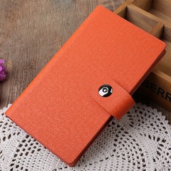Leather 240/300 Slots Business/ID/Credit Card Holder Organizer, Magnetic Closure