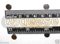 Magnetic Collar Stays Replacement Power Button style magnets 4 Pair Magnets New