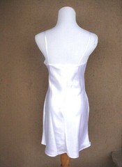 BCBG Sexy 1990’s Mini Dress Sz 4 Empire V Neck Moss Green & White Sheath w Slip