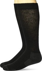 Carolina Ultimate Non-Binding Diabetic Merino Wool Blend Crew Socks 4 Pair Pack