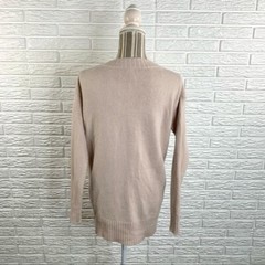 Athleta Light Pink Wool Cashmere Sweater Size XXS Extra Extra Small
