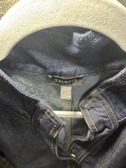 Dolman Sleeve Denim Tunic Talbots Large NWOT Never worn